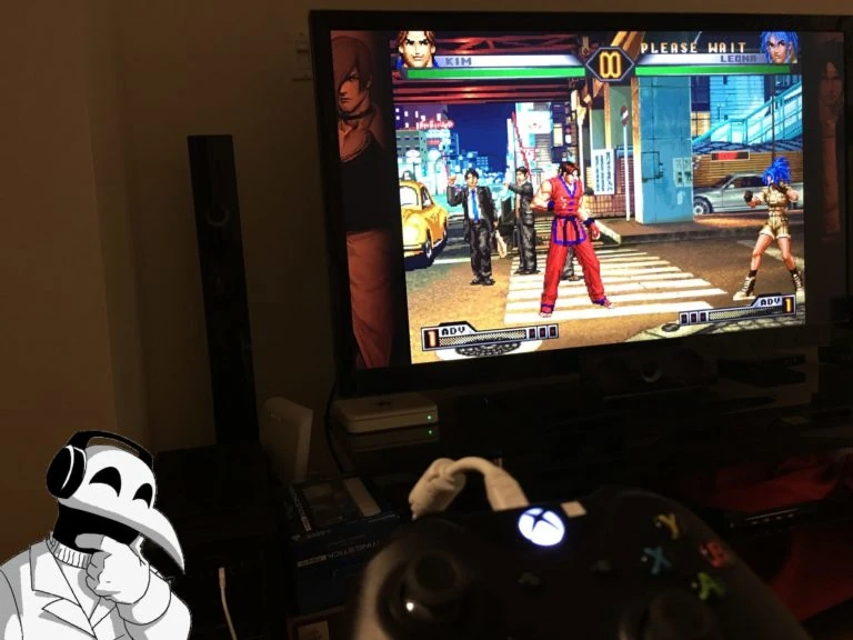 Testing the Xbox One controller with The King of Fighters '98