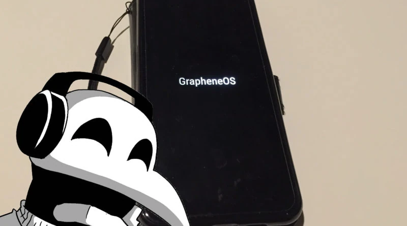 Klebs and GrapheneOS installed on a Google Pixel 3a XL
